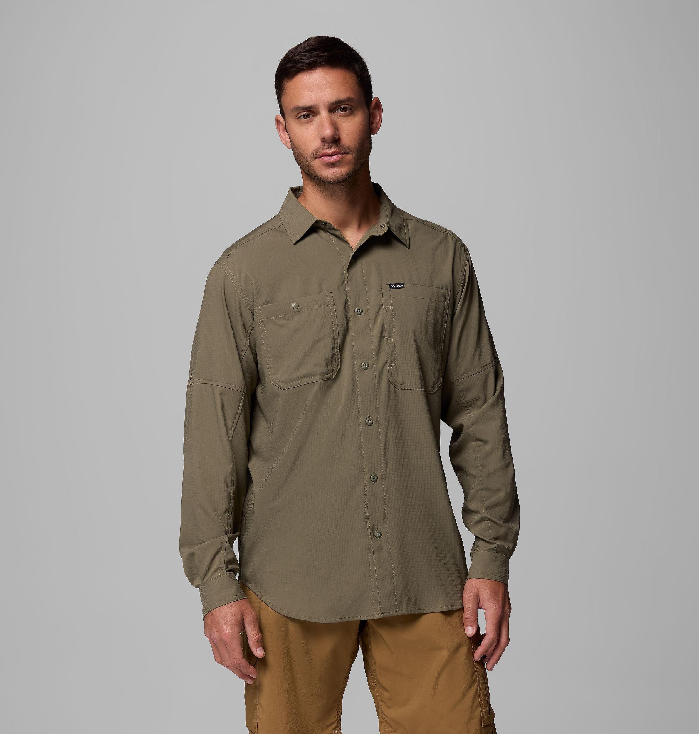 Columbia Mens Silver Ridge Utility Lite Long Sleeve Shirt- Product Image