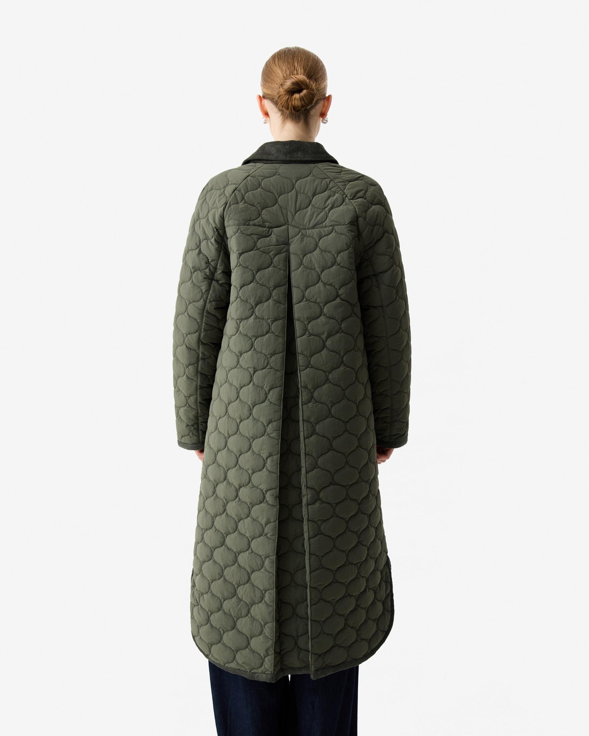 Women's Fionn Long Quilted Coat Female Product Image