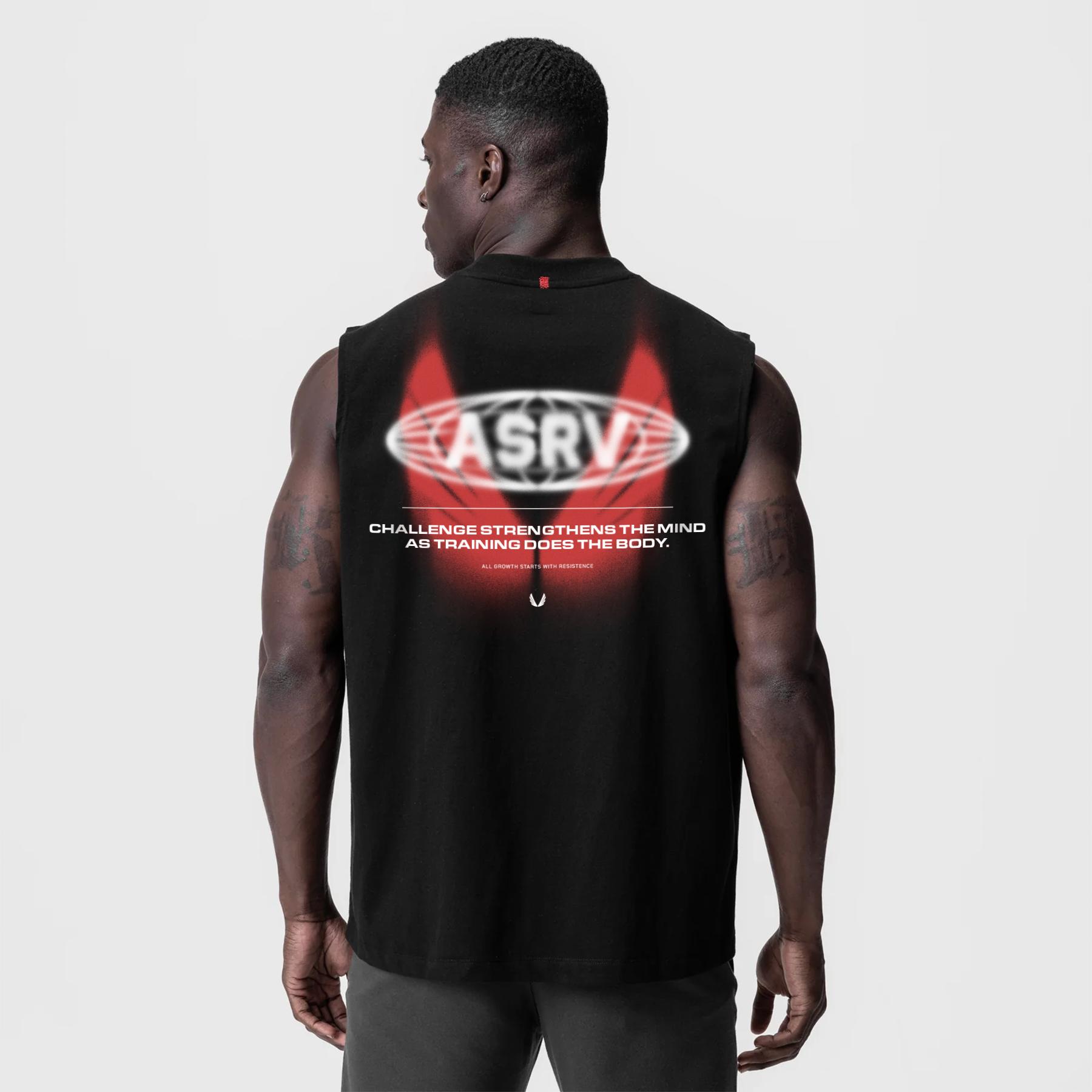 0807. Tech Essential™ Relaxed Cutoff - Black "Ghost Runner" Product Image
