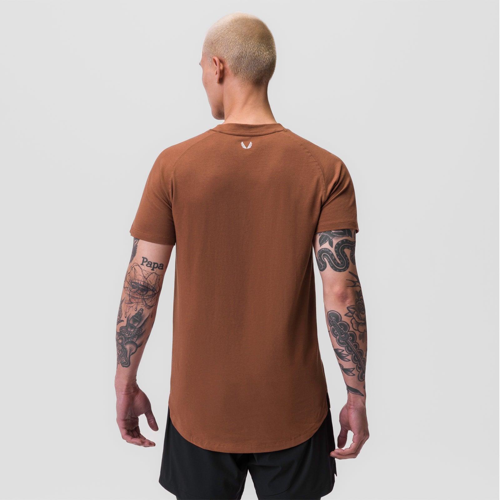 0767. Supima® Established Tee - Rust Product Image