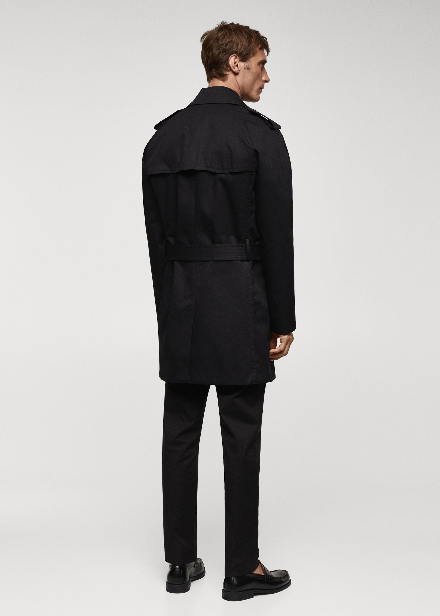 Classic water-repellent trench coat - Men | MANGO USA Product Image