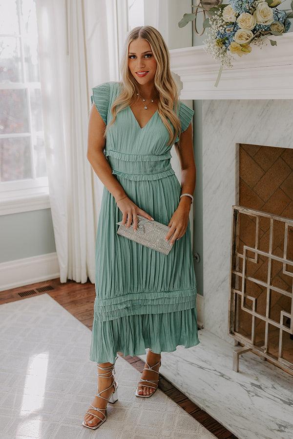 Kind Gesture Pleated Midi Dress Product Image