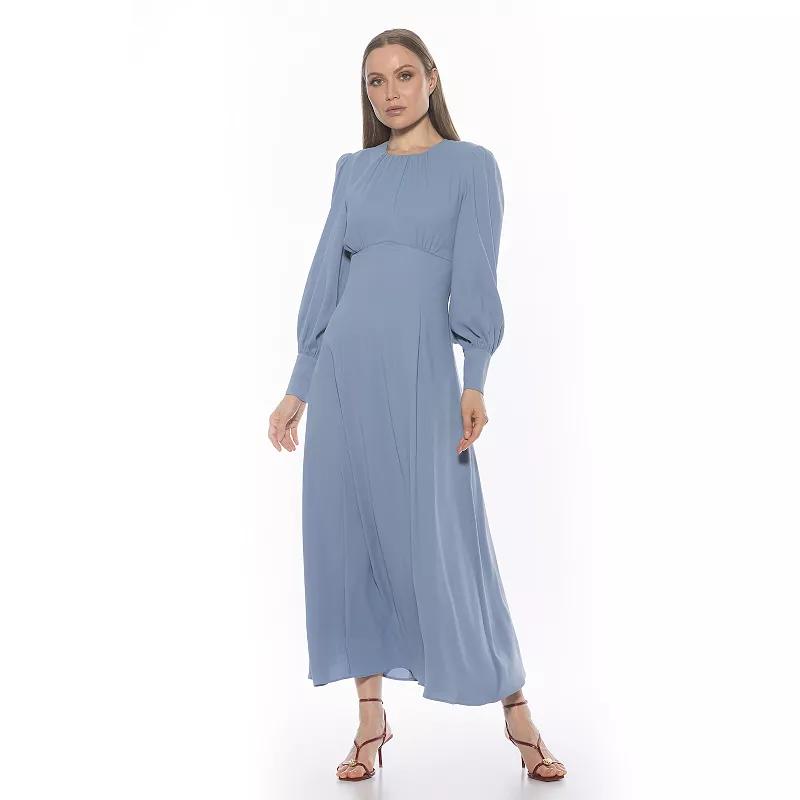 Women's ALEXIA ADMOR Yesenia Flowy Long Sleeve Maxi Dress,  Product Image