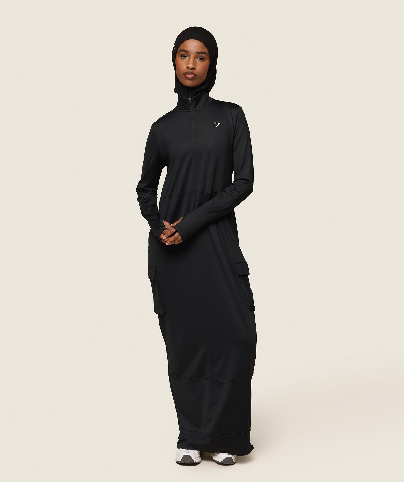 Gymshark GS x Leana Deeb Abaya - Black Female Product Image