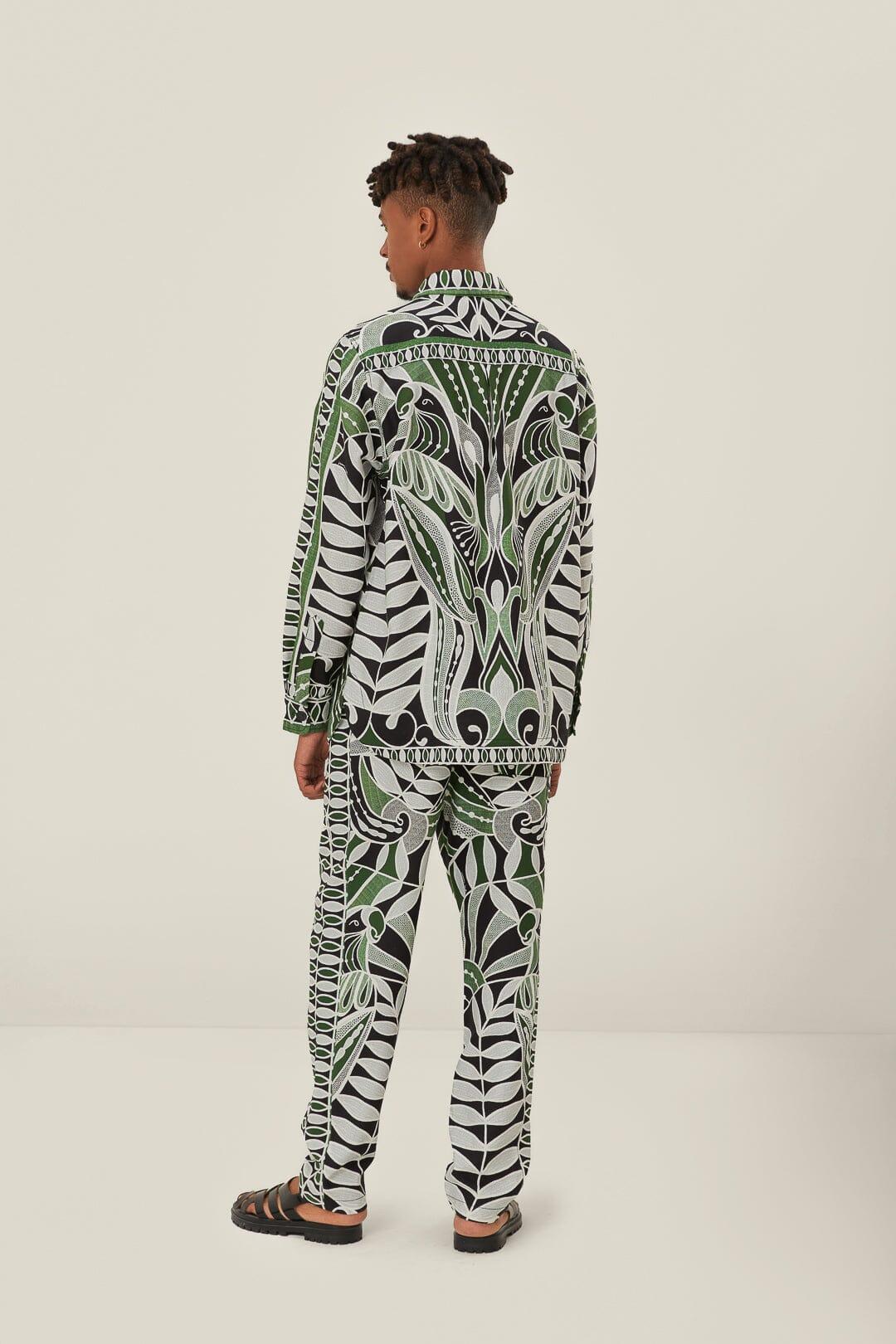 Black Lace Nature Pants Product Image