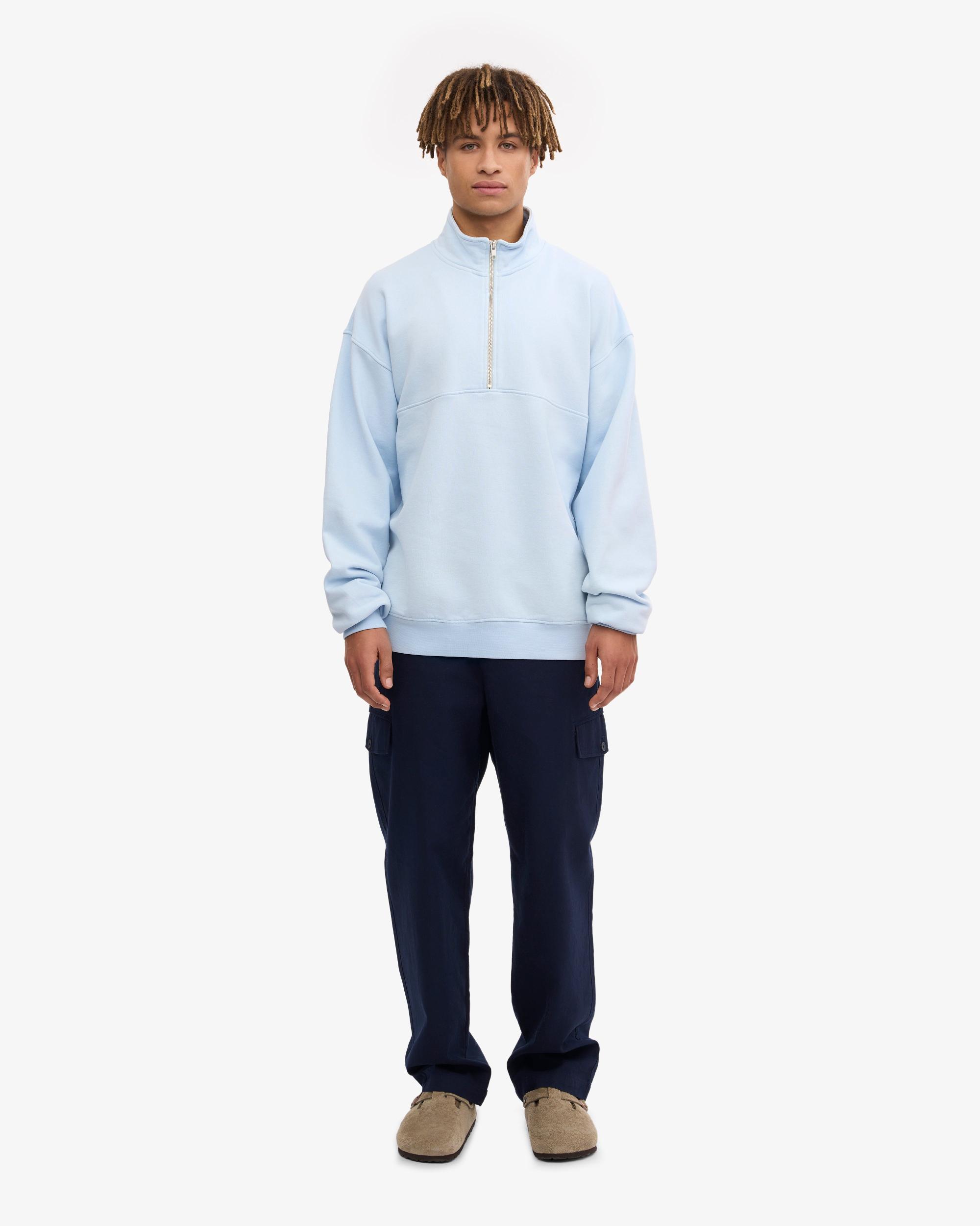 Organic Quarter Zip - Polar Blue Product Image