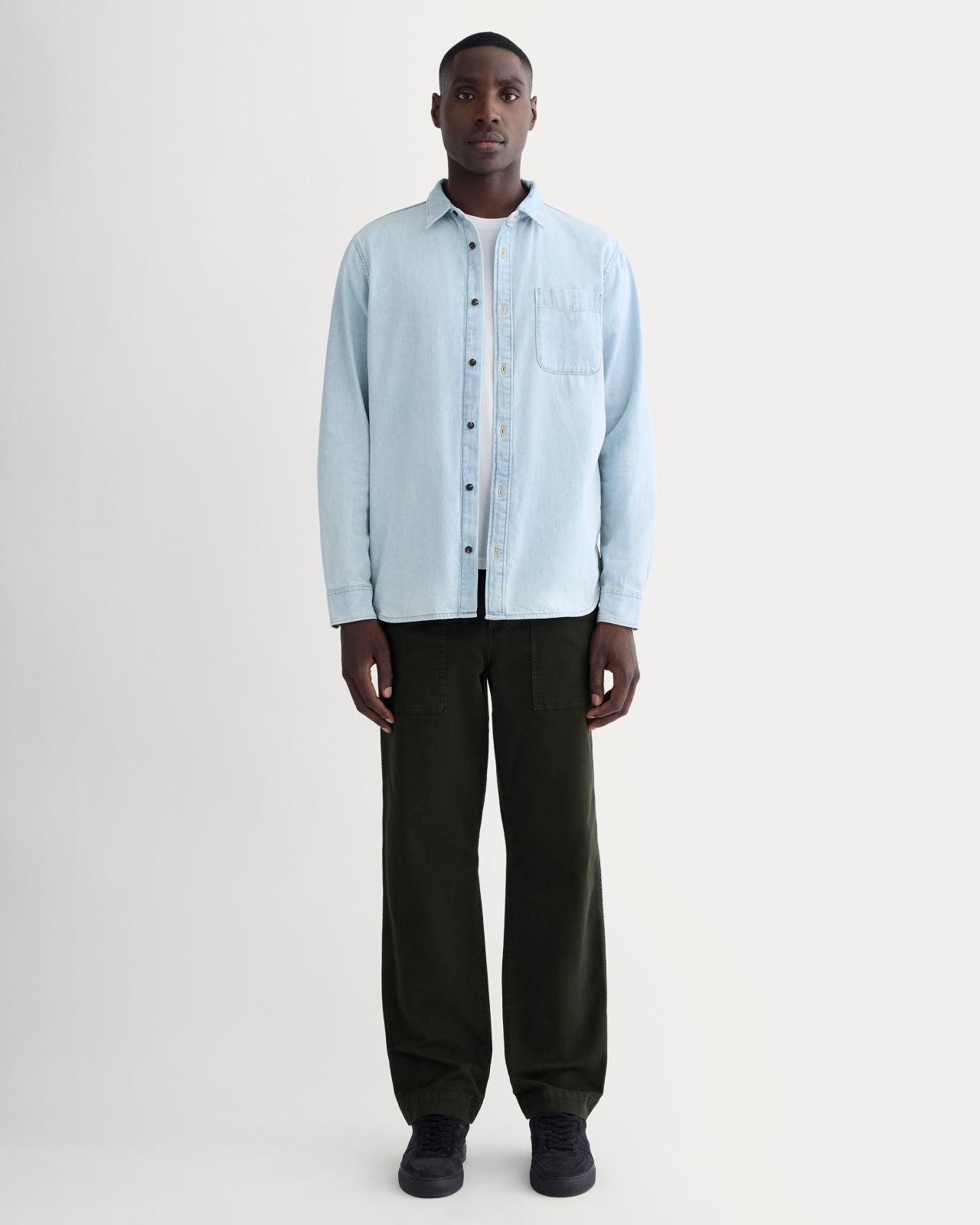 Mens Canvas Relaxed Pant by Everlane Product Image