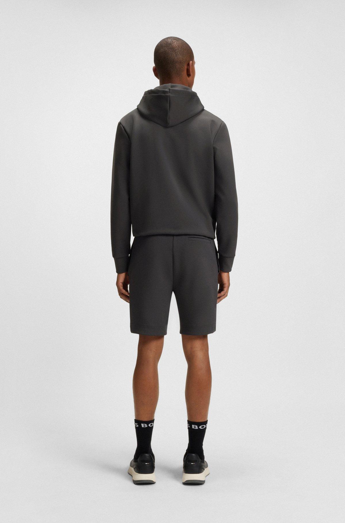 BOSS -  shorts with stripe details - Dark Grey Product Image