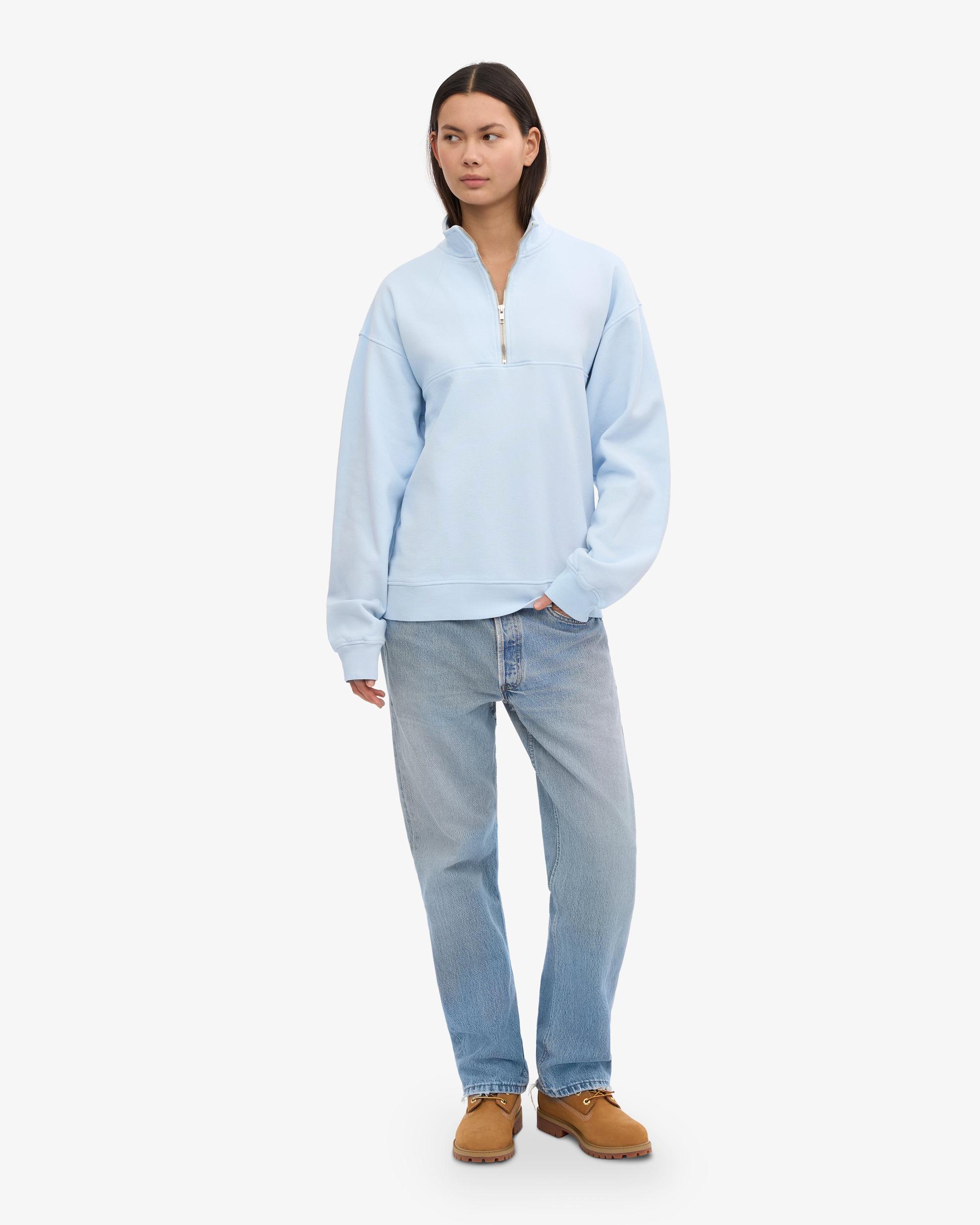 Organic Quarter Zip - Polar Blue Product Image