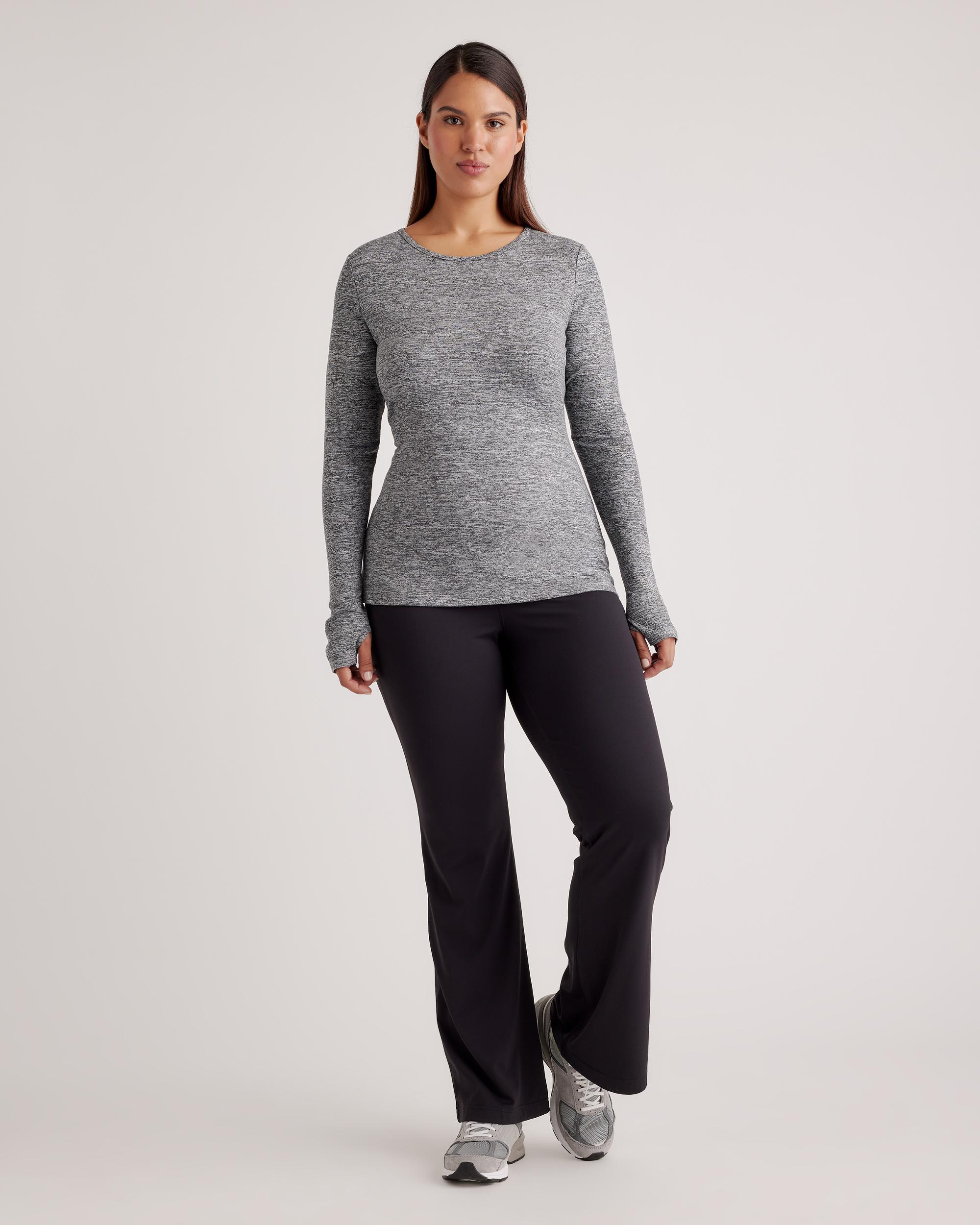 Quince | Women's Ultra-Soft Fitted Long Sleeve Top Polyester Product Image