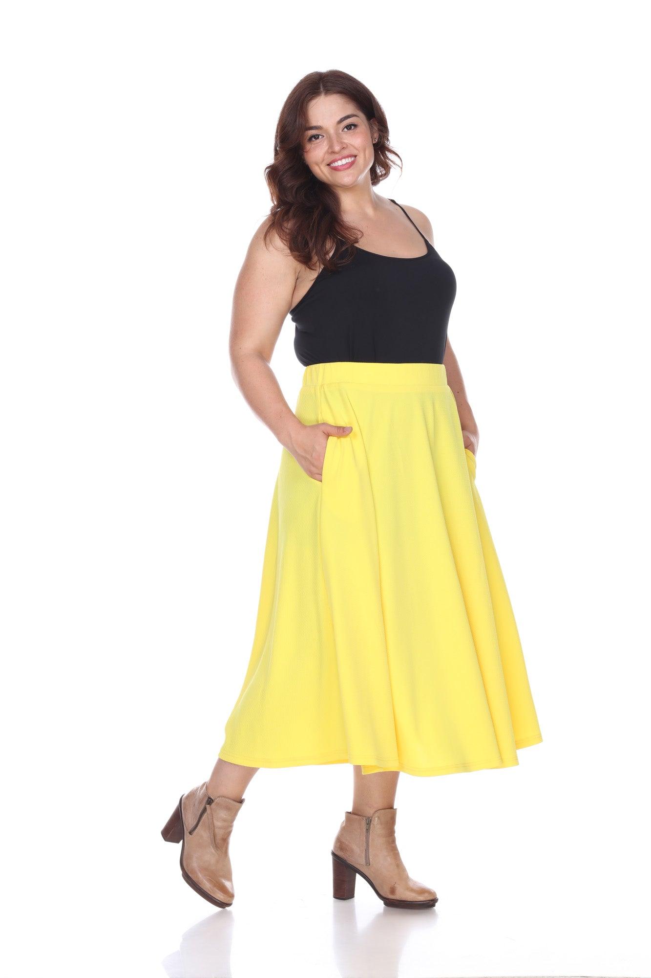 Tasmin Flare Midi Skirts - Plus Product Image