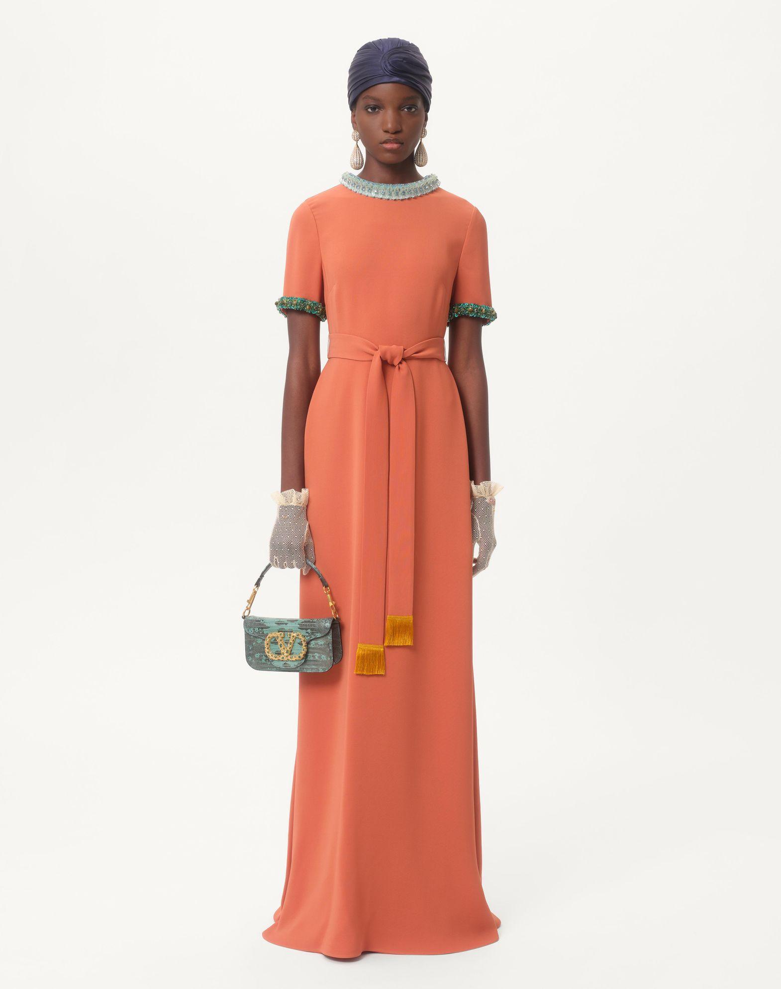 Valentino Garavani Locò Small Shoulder Bag In Tejus With Jewel Logo Product Image