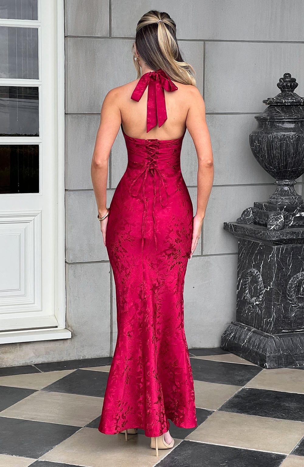 Josephine Maxi Dress - Red Product Image