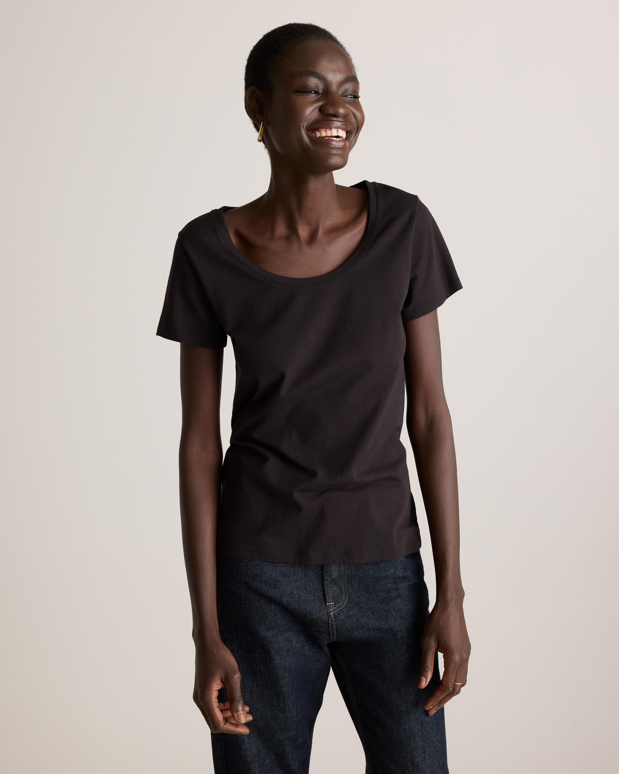 Quince | Women's Cotton Modal Crew Neck T-Shirt Cotton/Modal Product Image