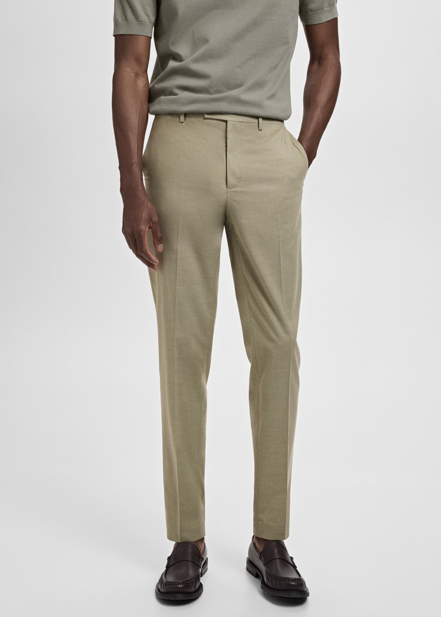Milan slim-fit suit pants - Men | MANGO USA Product Image