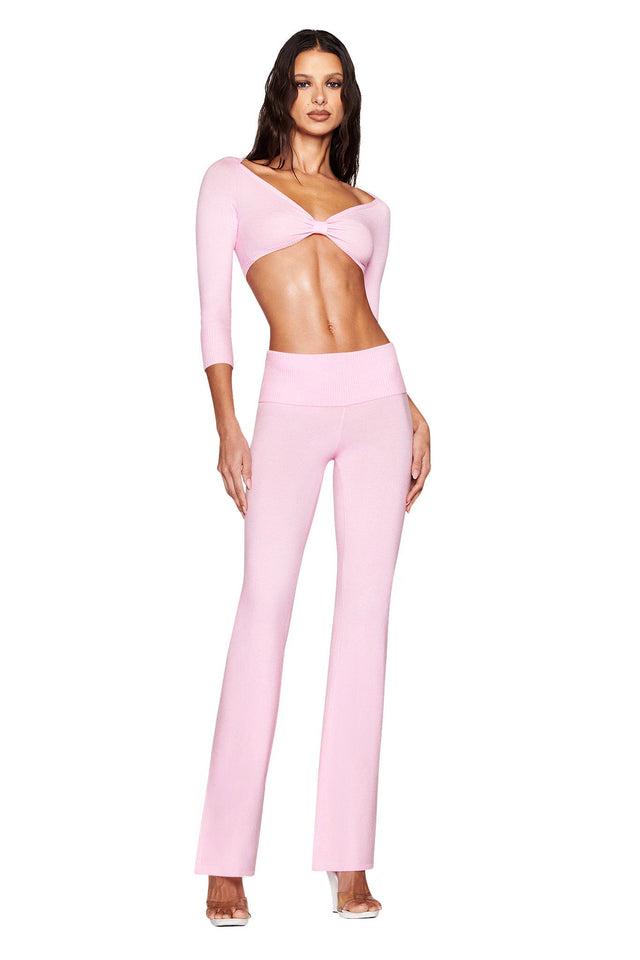 MORGANA CROP TOP - PINK Product Image