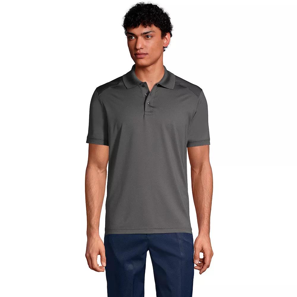 Men's Lands' End Short Sleeve Rapid Dry UPF 50 Polo Shirt,  Product Image
