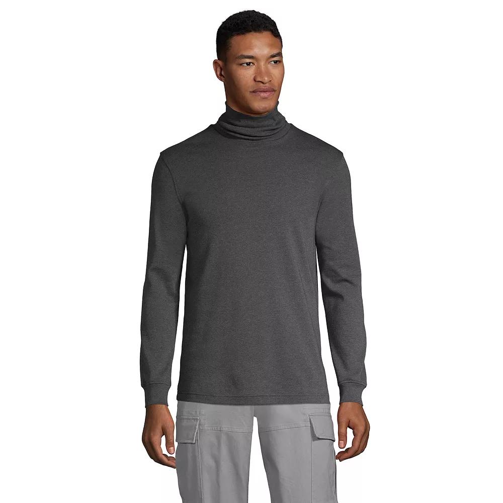 Big & Tall Lands' End Super Soft Supima Turtleneck, Men's,  Product Image