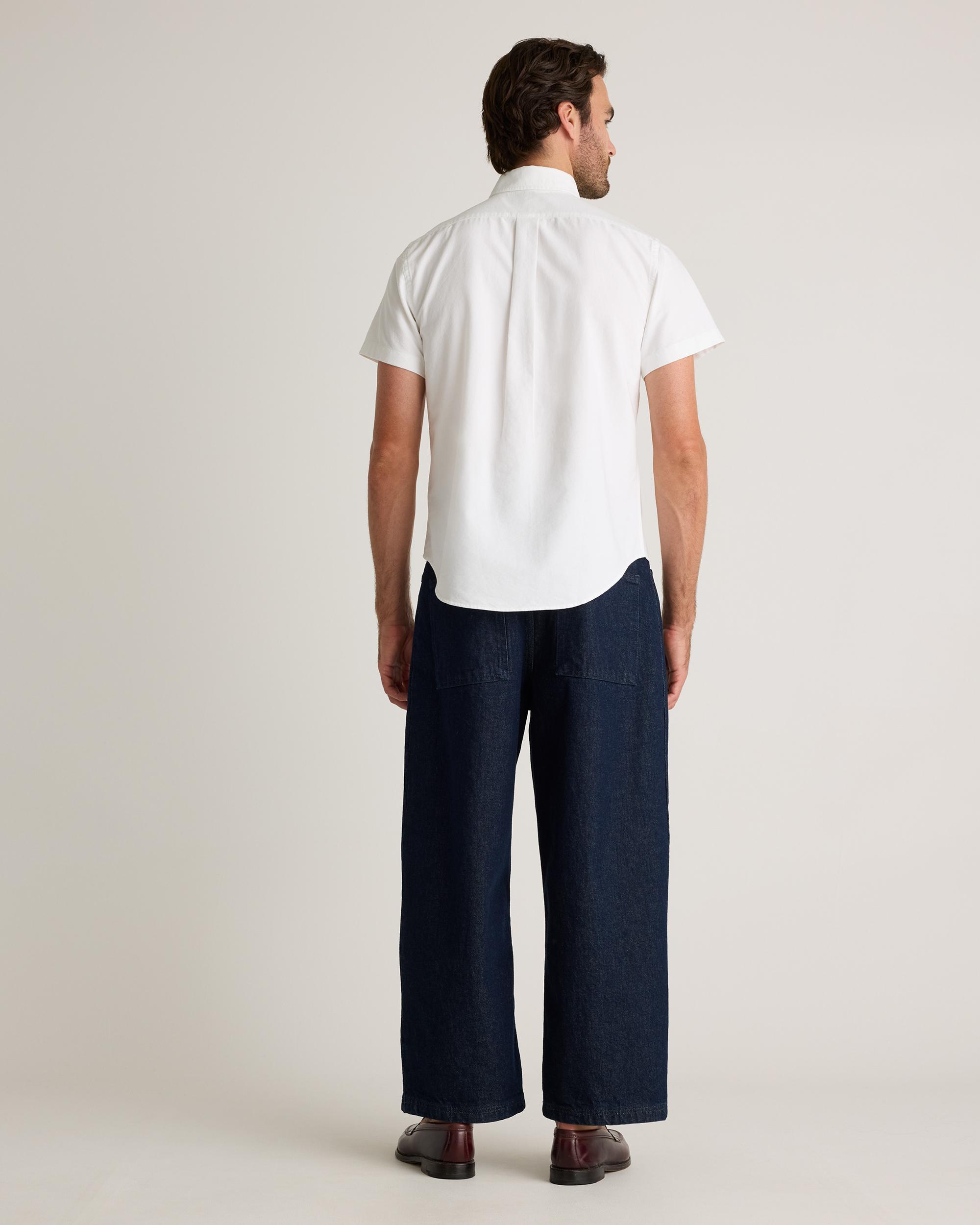 Quince | Men's Short Sleeve Oxford Shirt Organic Cotton Product Image