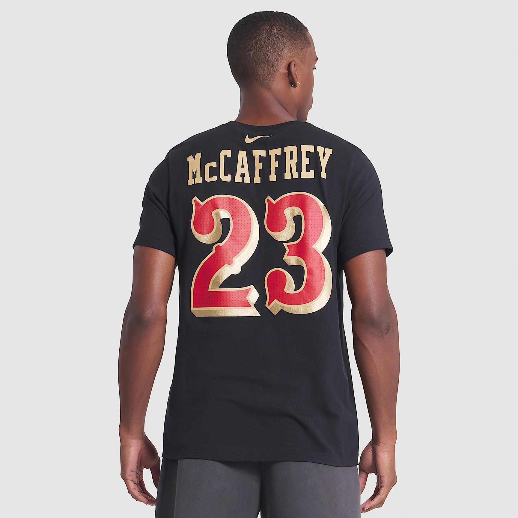 Christian McCaffrey San Francisco 49ers Rivalries Collection Nike Men's NFL T-Shirt Product Image