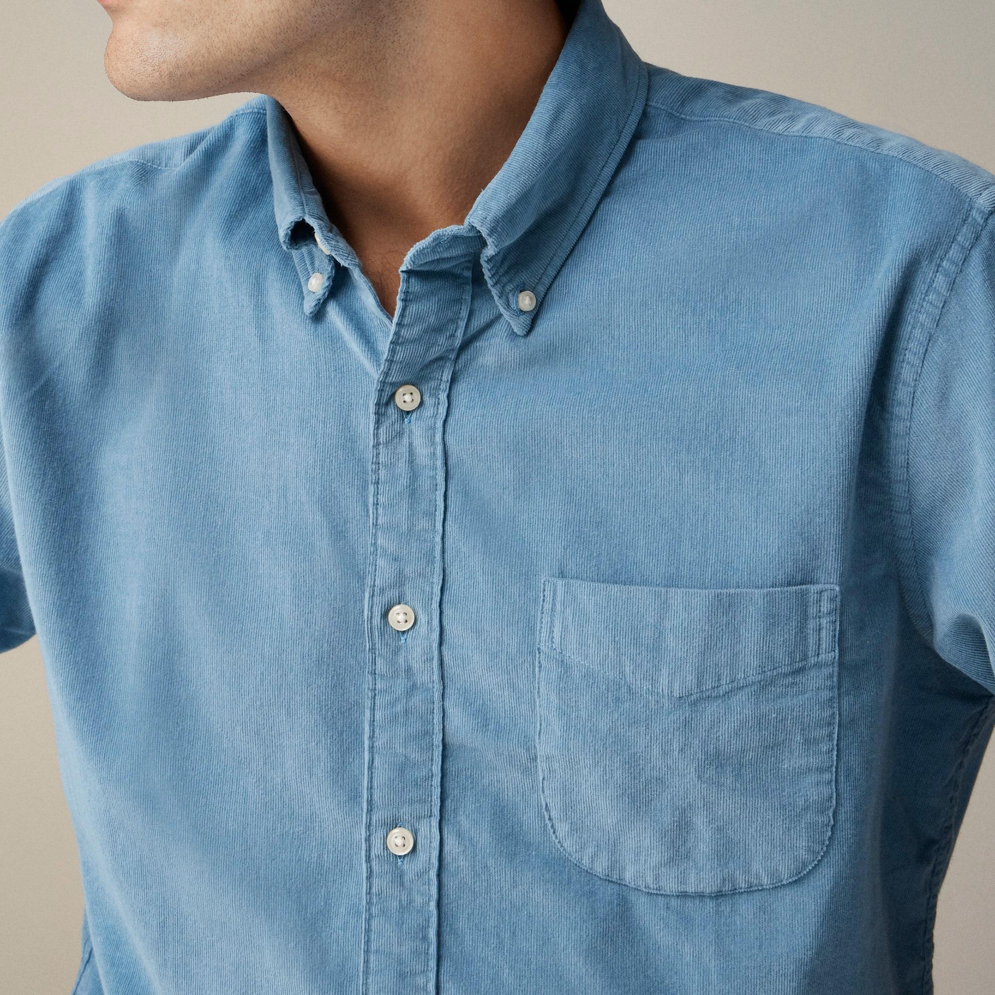Slim fine-wale corduroy shirt Product Image