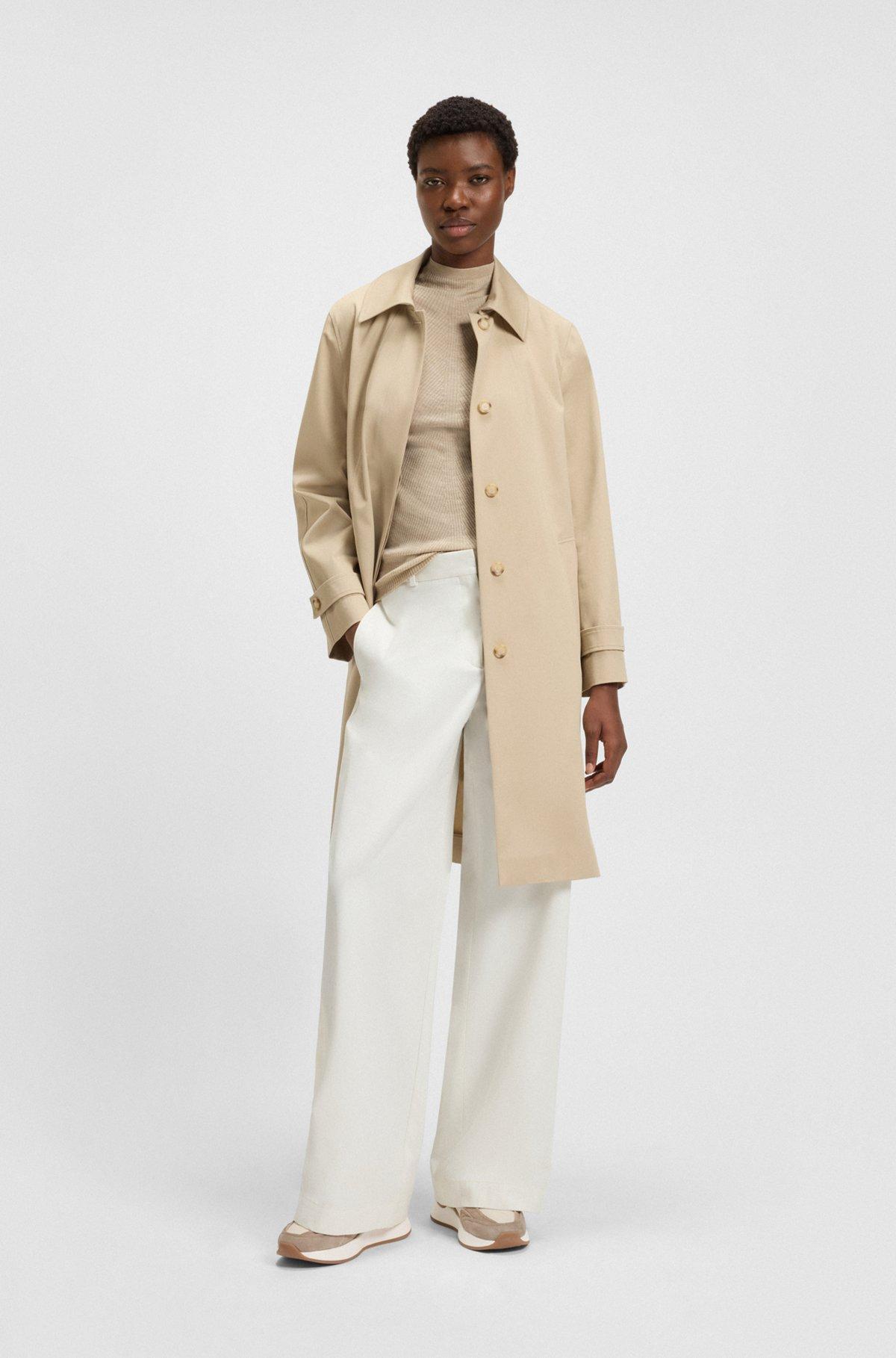 Suede-trim trainers with Double B monogram Product Image