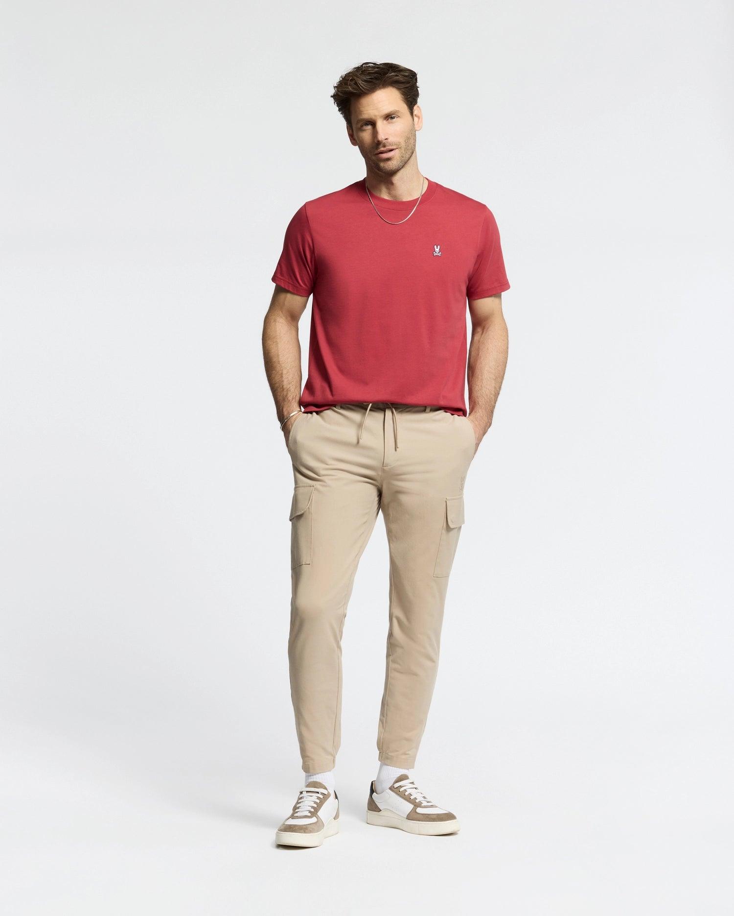 MENS CLASSIC CREW NECK TEE - B6U014F200 Male Product Image