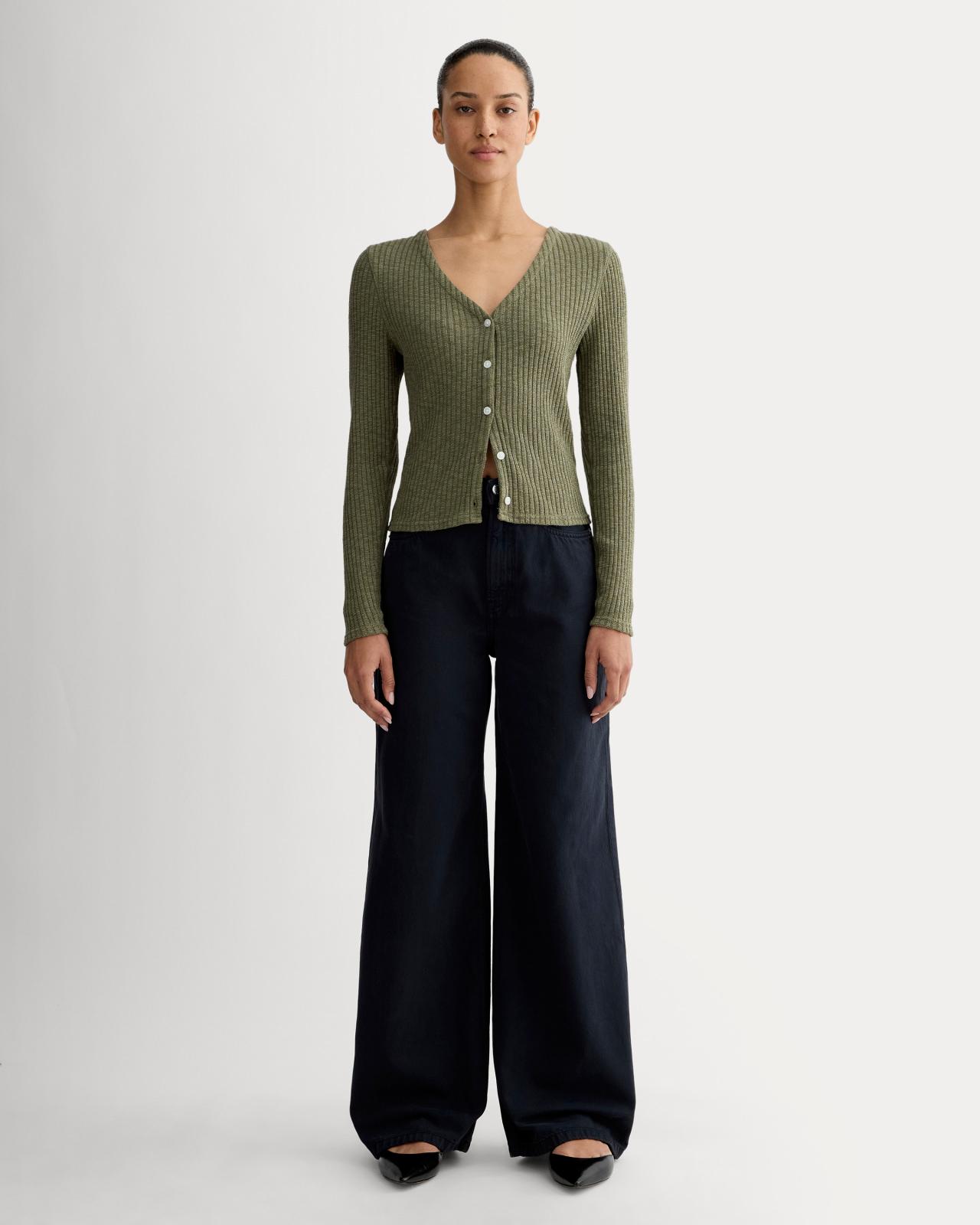 Womens Cozy Rib Cardigan by Everlane Product Image