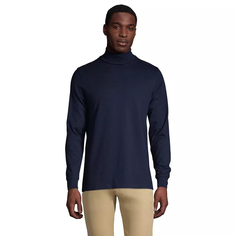 Big & Tall Lands' End Super-T Turtleneck, Men's,  Product Image