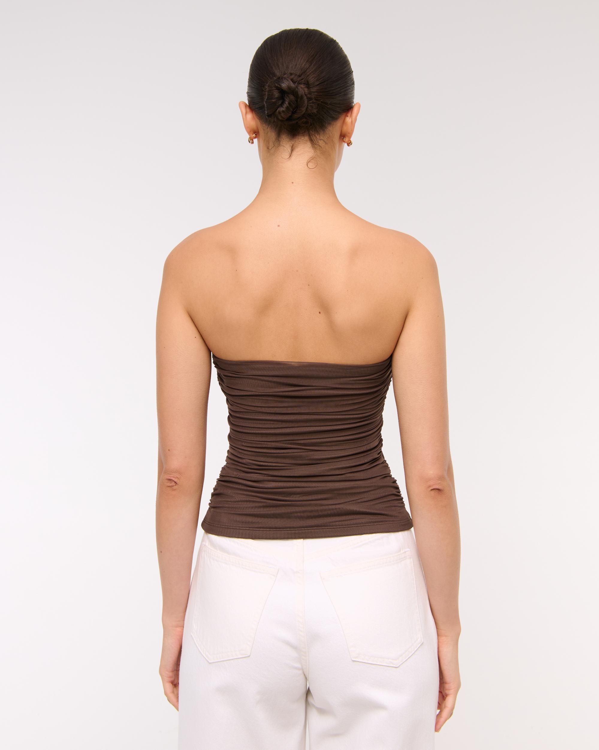 Bra-Free Mesh Hardware Tube Top Product Image