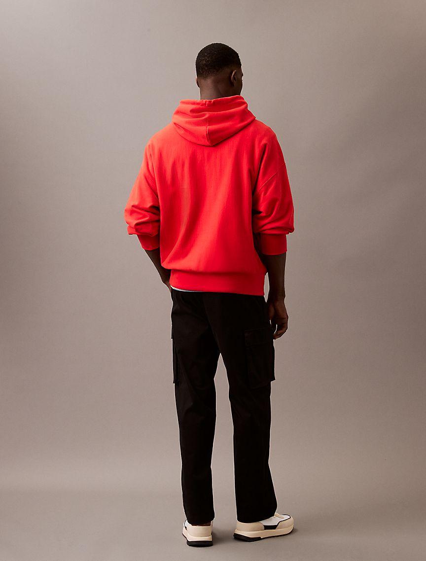 Cotton Blend Straight Fit Cargo Pants Product Image