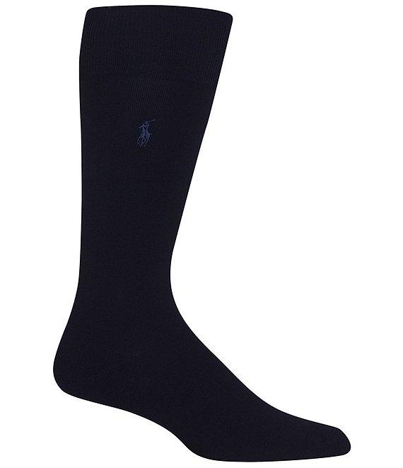 Polo Ralph Lauren Solid Cotton Rib Crew Socks Product Image