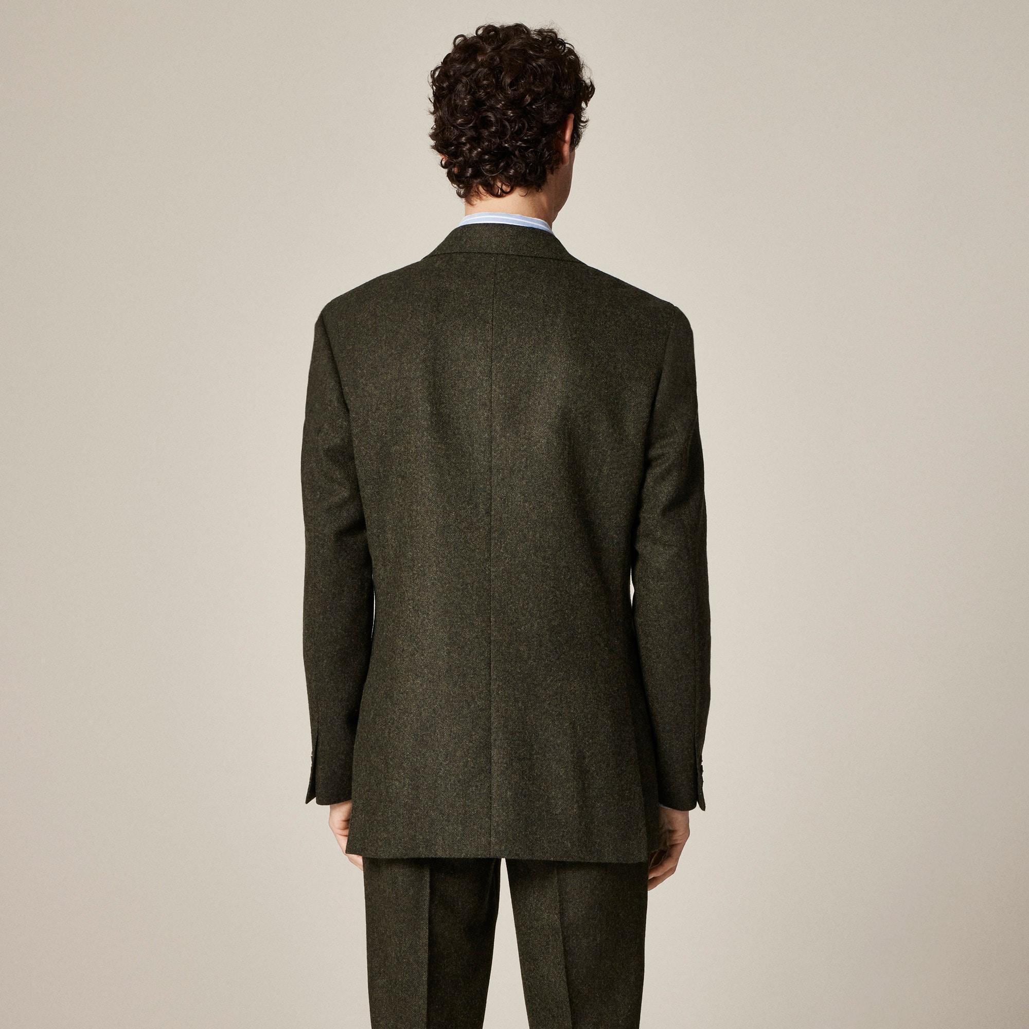 Ludlow Slim-fit suit jacket in English donegal wool tweed Product Image