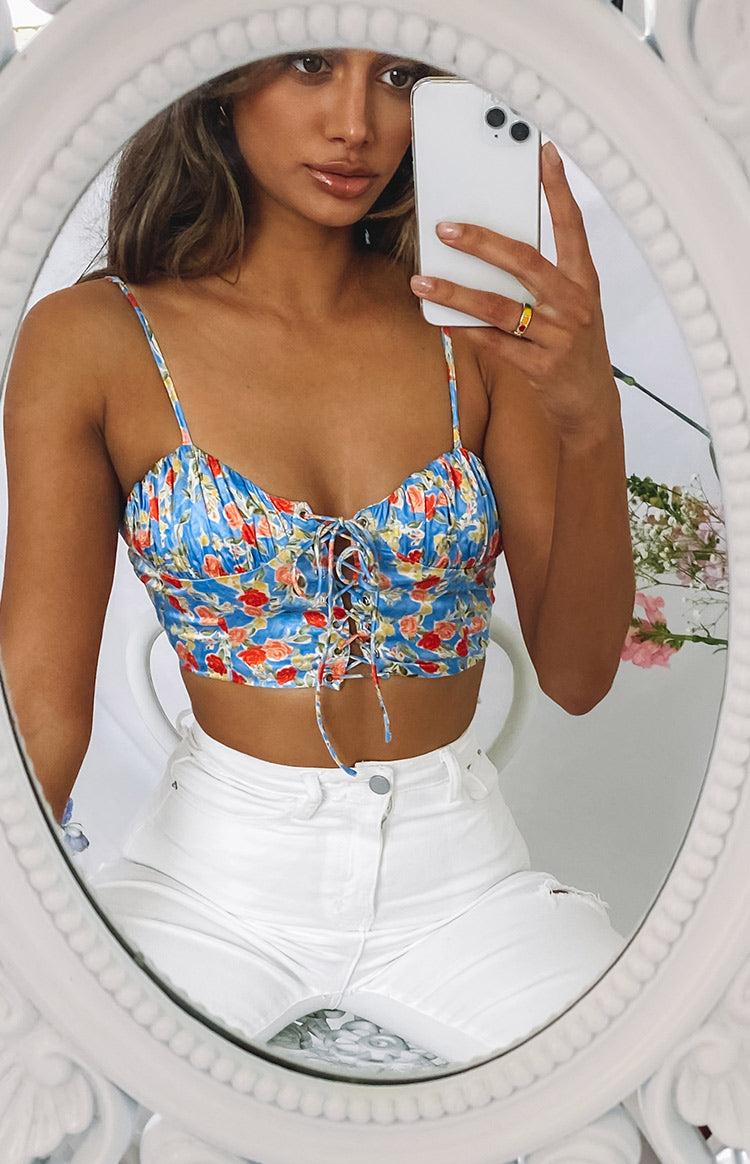 Cressida Corset Blue Print Baby Product Image