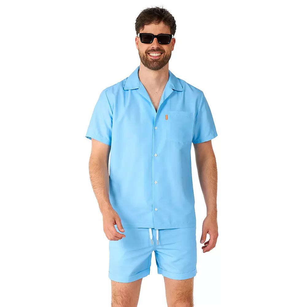 Men's OppoSuits Cool Summer Short Sleeve Button Down Shirt & Shorts Set, Boy's,  Product Image