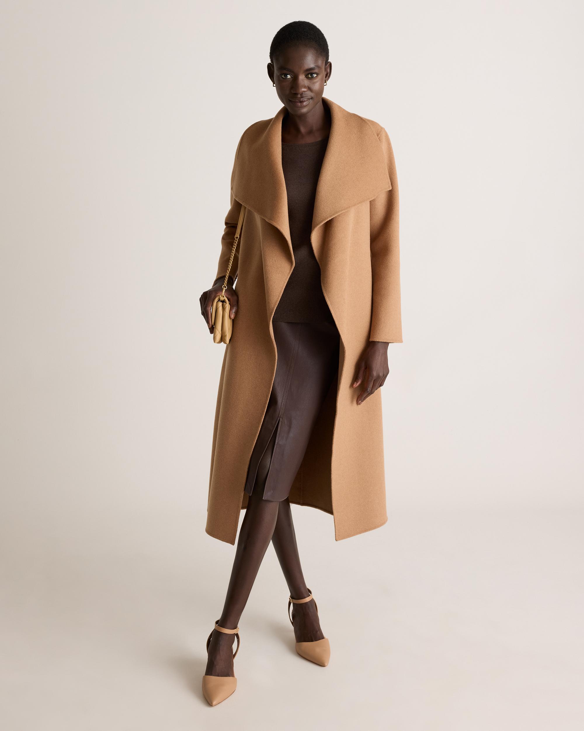 Quince | Women's Lightweight Cotton Cashmere Link-Stitch Dolman Sweater Size XS Product Image