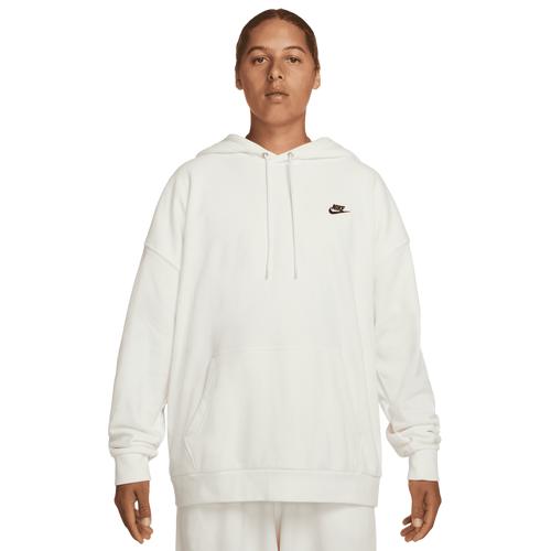 Nike Mens Nike Club FT Oversized Pullover Hoodie - Mens Sail/Sail Product Image