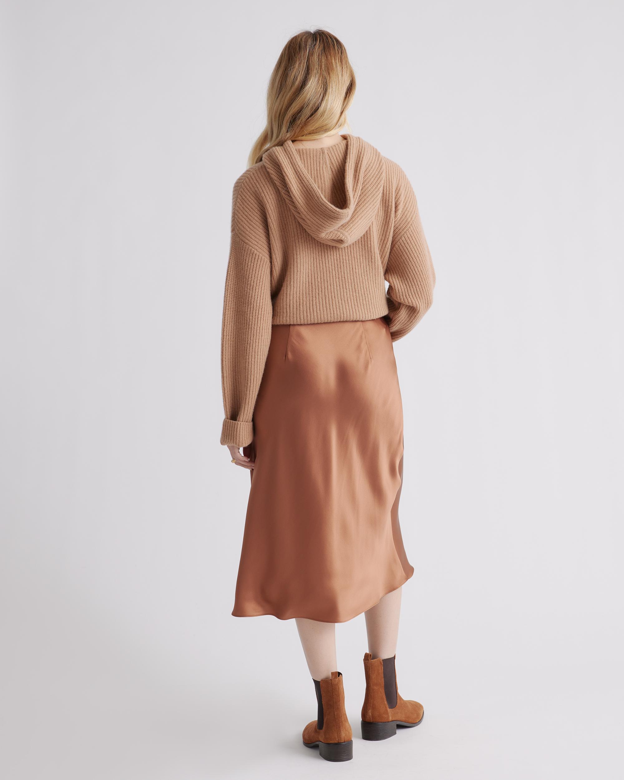 Quince | Women's Skirt Size XL, Silk Product Image