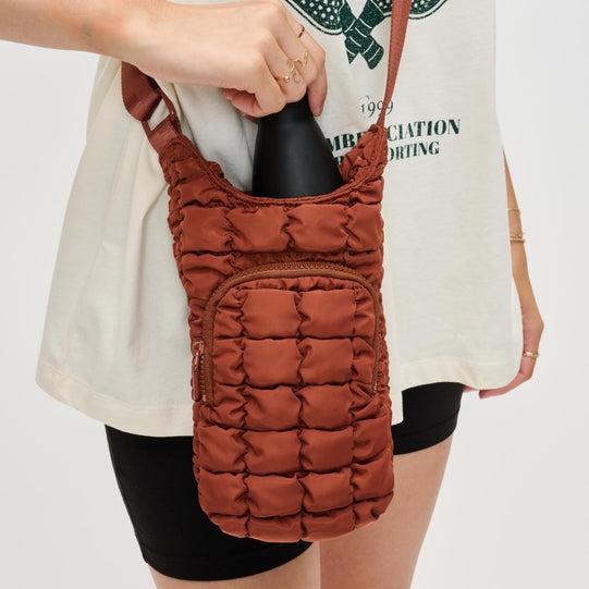 Quilted Puffer Water Bottle Crossbody Product Image