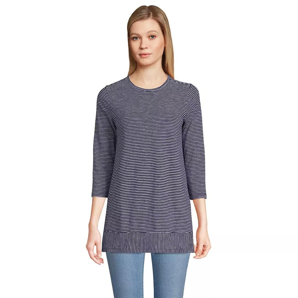 Women's Lands' End Slub Jersey Swing Tunic,  Product Image