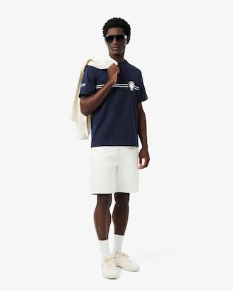 Men's Printed Embroidered Cotton Jersey T-Shirt Product Image