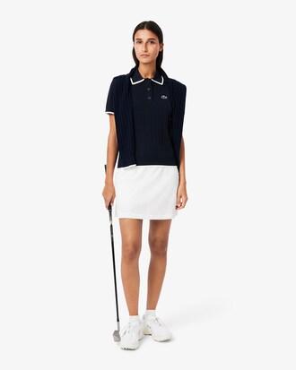 Short Sleeved Polo Collar Golf Sweater Product Image