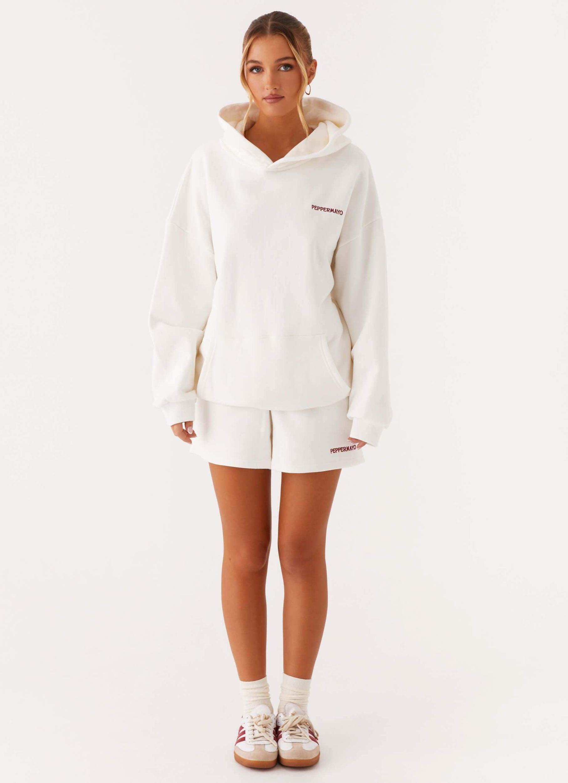 Signature Sweatshorts - Ivory Product Image