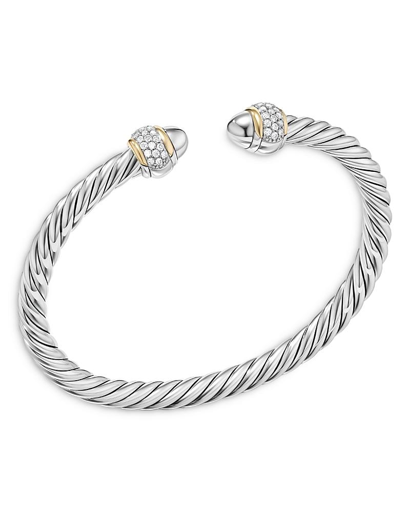 Womens Cable Bracelet in Sterling Silver Product Image