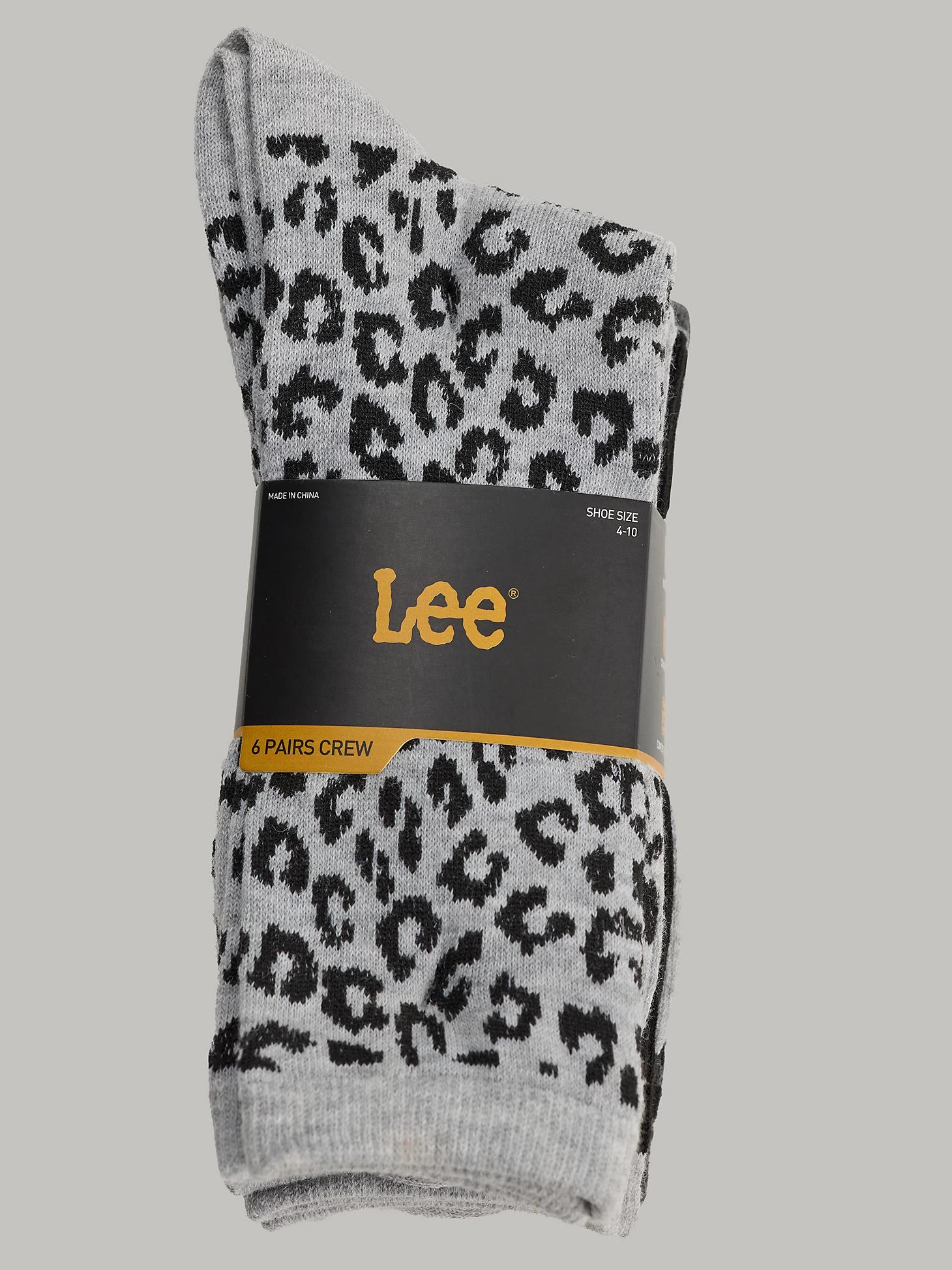 Women's 6-Pack Fashion Crew Socks | Women's Luggage & Accessories | Lee® Product Image