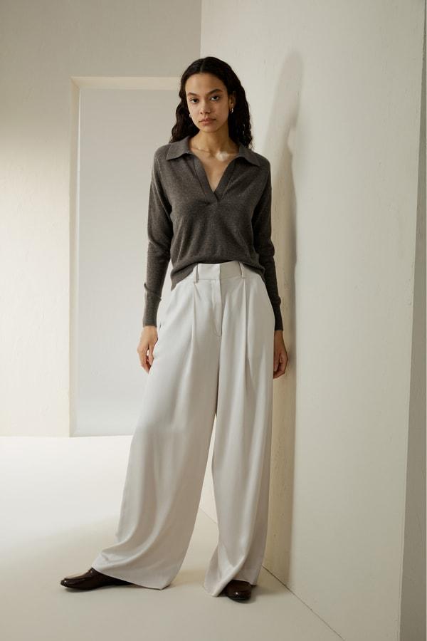 Cashmere Polo Shirt Product Image