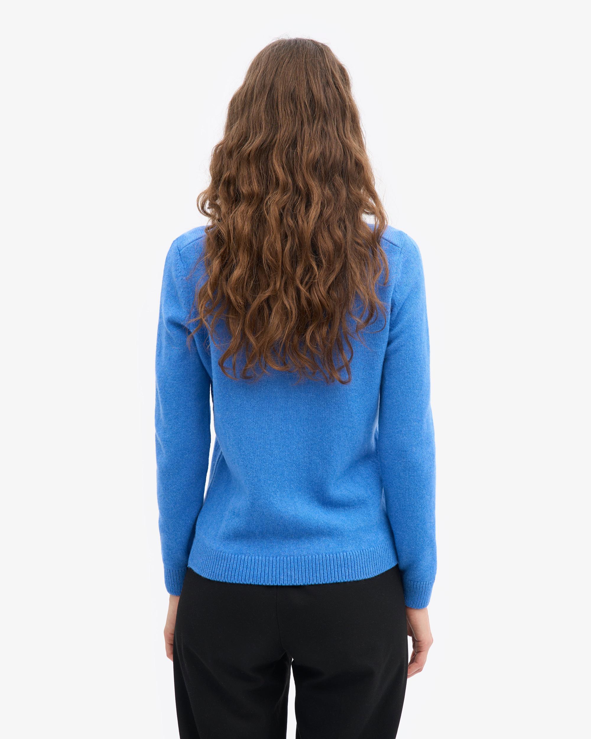 Women Classic Merino Wool Crew - Scarlet Red Product Image