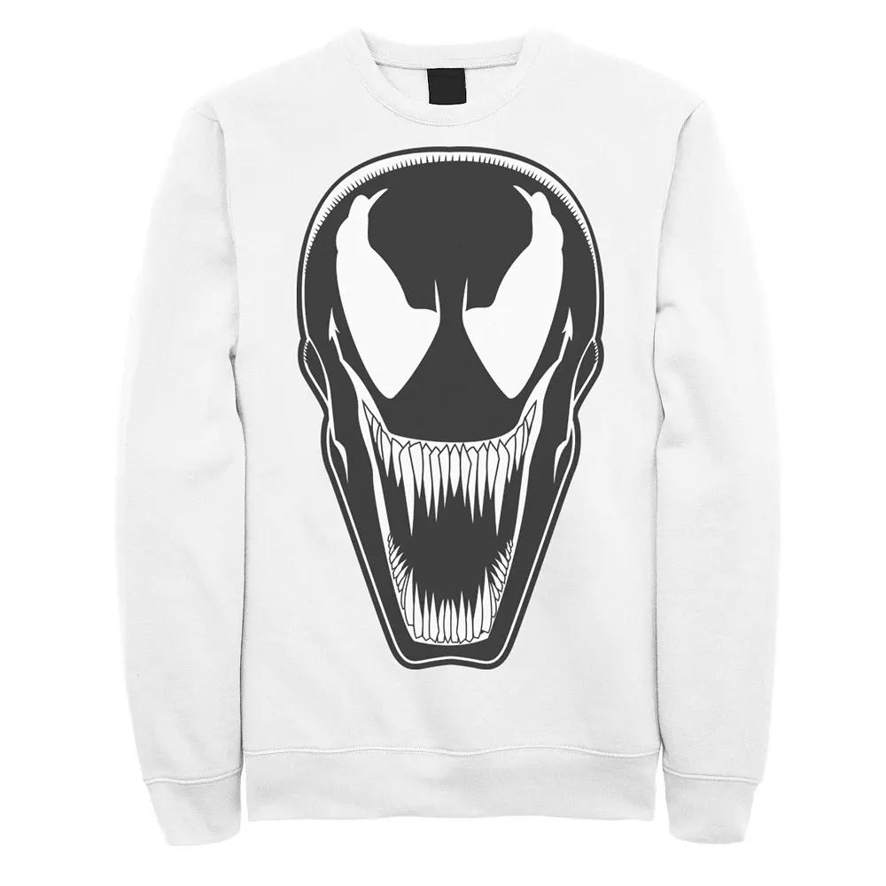 Men's Marvel Venom Iconic Openmouth Symbiote Face Graphic Fleece Pullover,  Product Image