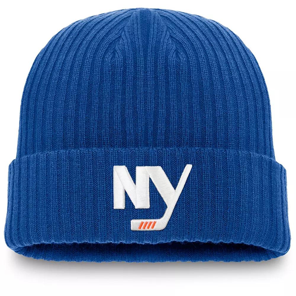 Men's Fanatics Royal New York Islanders Component Cuffed Knit Hat, Isl Blue Product Image