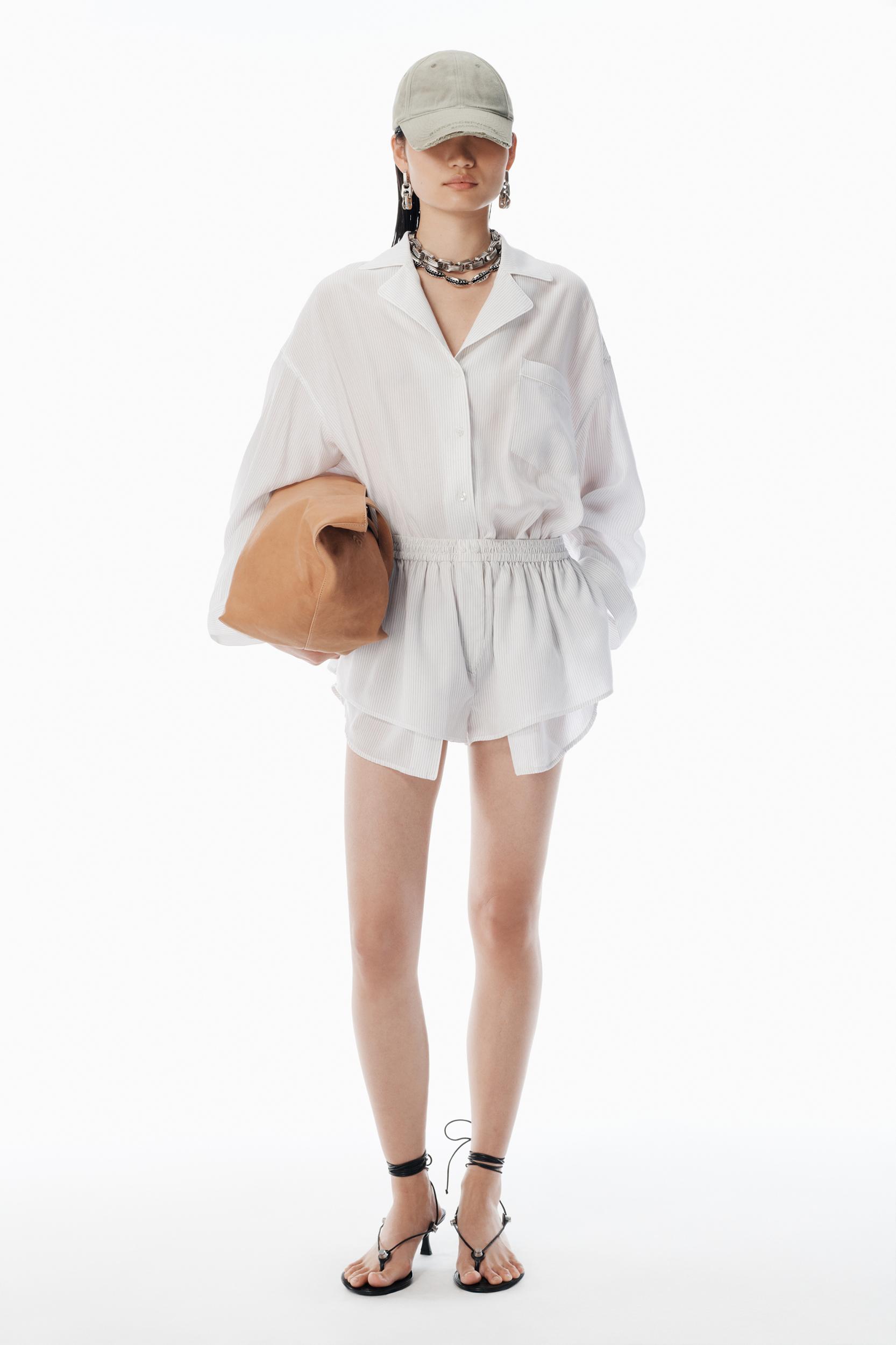 Black & White Pre-styled Pajama Romper Product Image